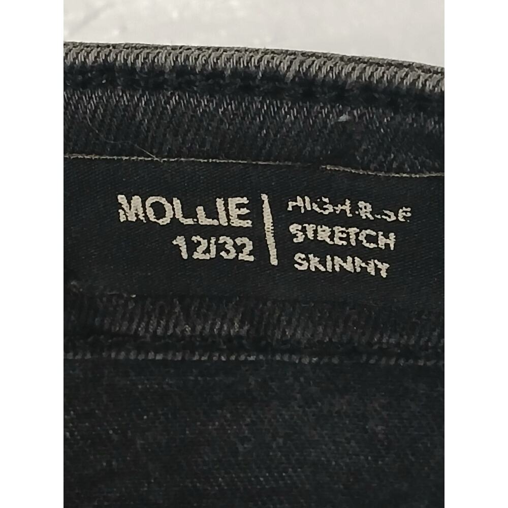 Buffalo David Bitton Mollie High Rise Stretch Skinny 12/32 Black Comfort Pants - Picture 9 of 14